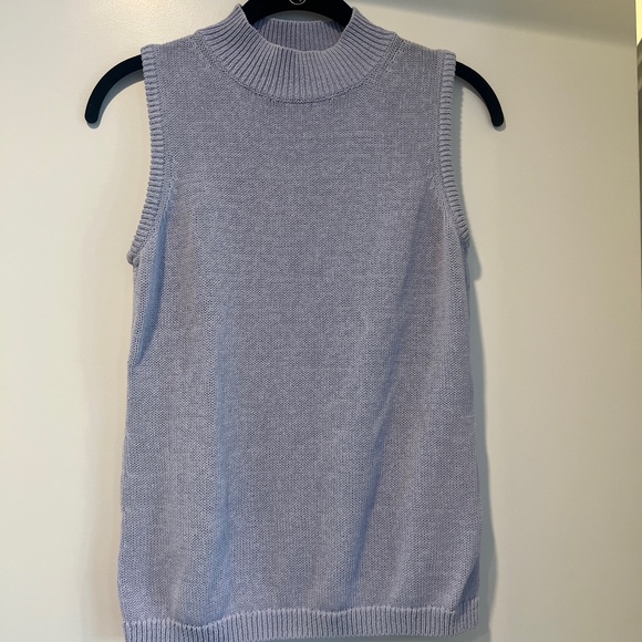 Ann Taylor Sweaters - Ann Taylor - Sleeveless Lavender Knit Sweater